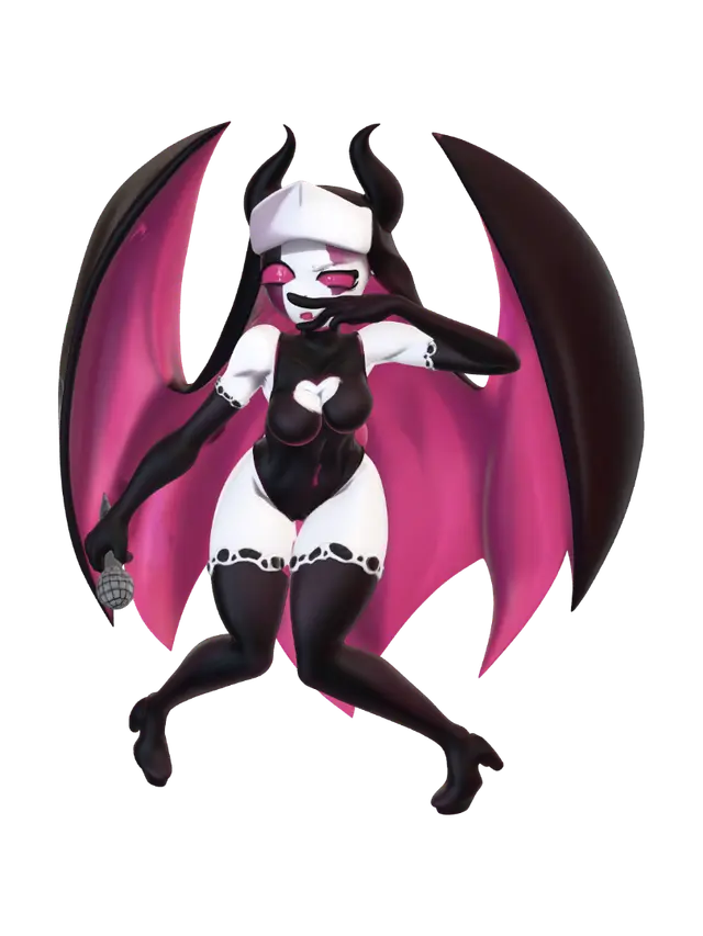 3D model for Crimson Winged Diva
