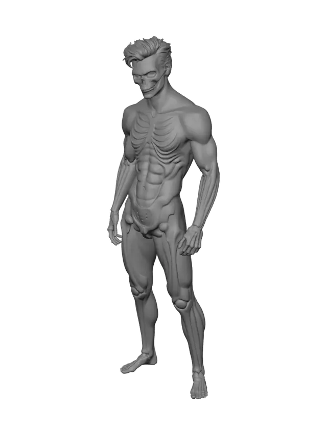 3D model for Neon Skeleton