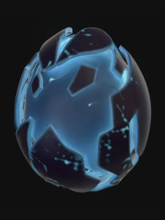 3D model for Cracked Neon Orb