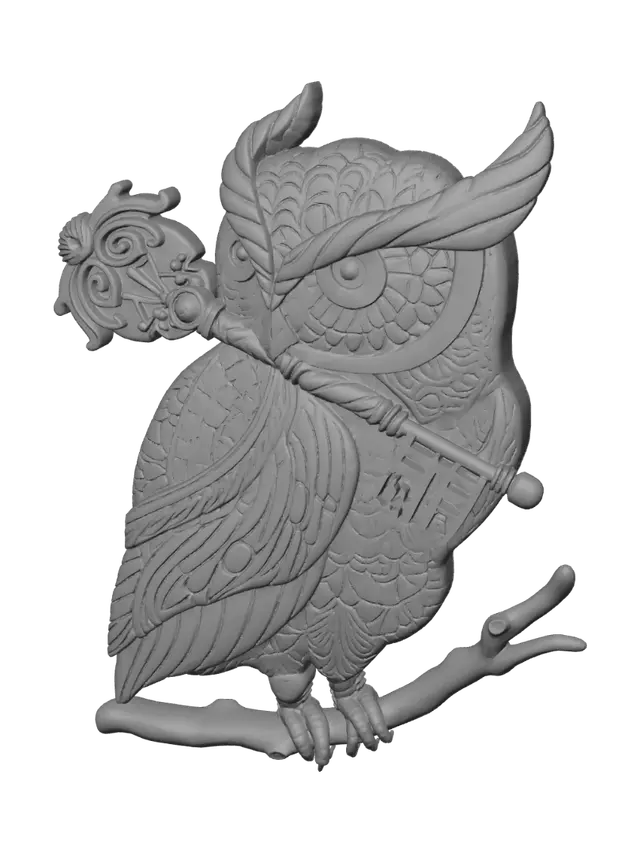 3D model for Mandala Owl