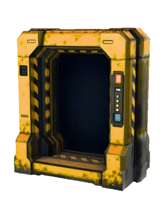 Portal Frame - Arcade 3D model, vytvořený pomocí AI