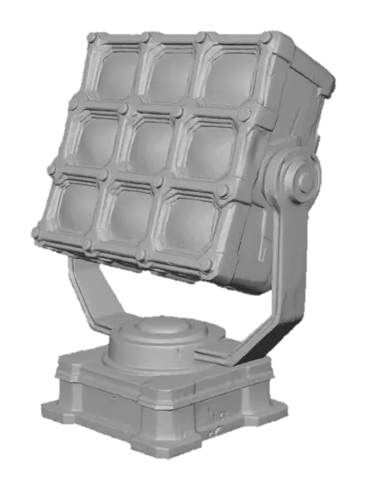 3D model for Rusty Spotlight