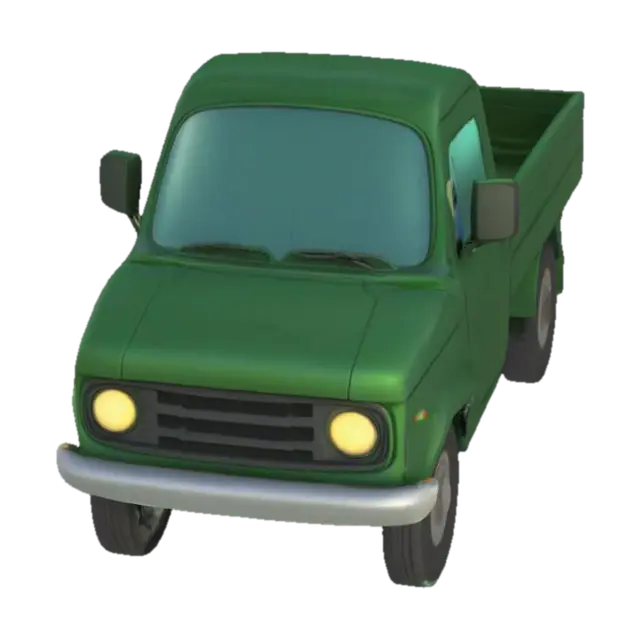 3D model for Green Pickup Fantasy
