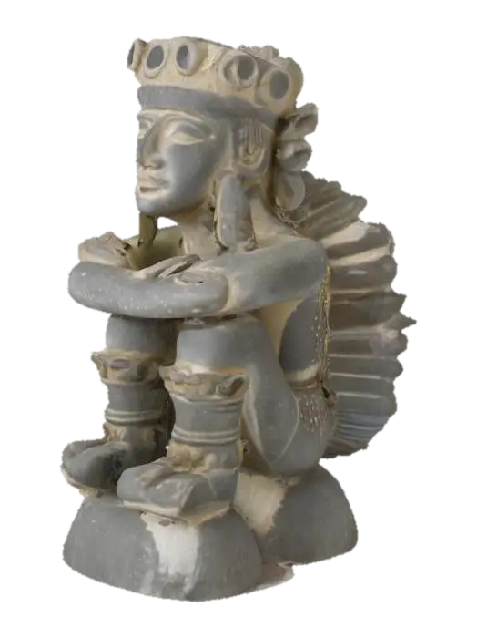 Aztec Figure Statue - Mexico 3D model, vytvořený pomocí AI