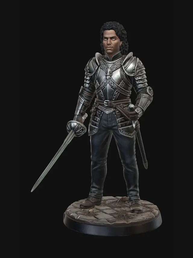 3D model for Silverblade Knight