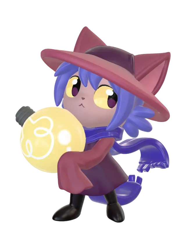 3D model for Moonlight Spellcaster