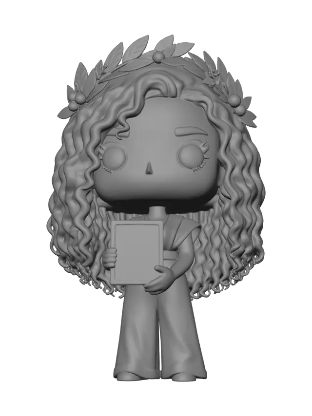 3D model for Laurel Crowned Reader