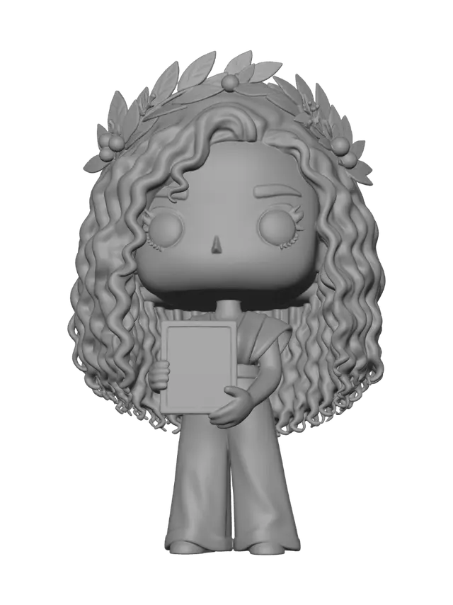 3D model for Laurel Crowned Reader