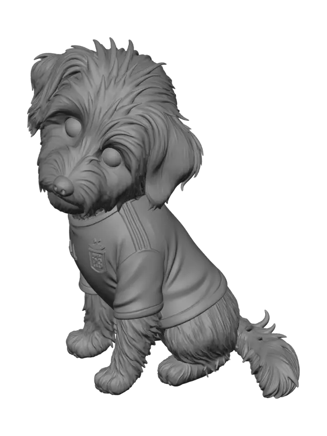 3D model for Argentine Jersey Pup
