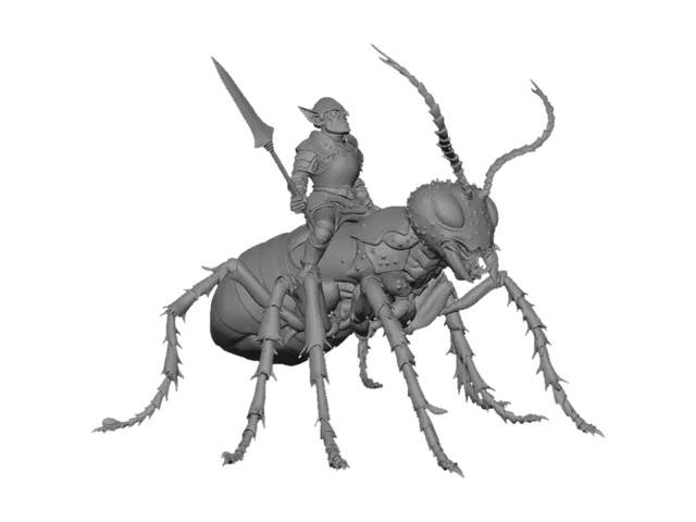 3D model for Mantisknight of the Desert