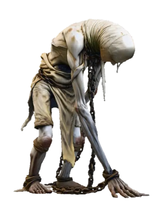 Enchained Sorrow - Emotional 3D model, vytvořený pomocí AI