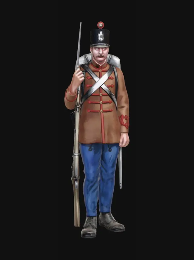3D model for Napoleonic Musketeer