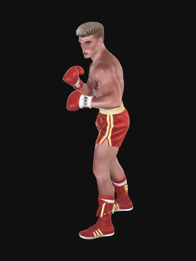 3D model for Crimson Fury in Blue