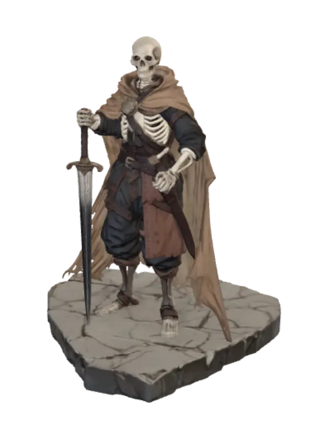3D model for The Bonebound Knight