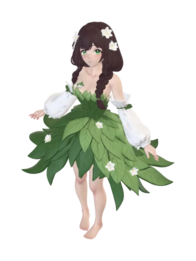 3D model for Leaf Princess