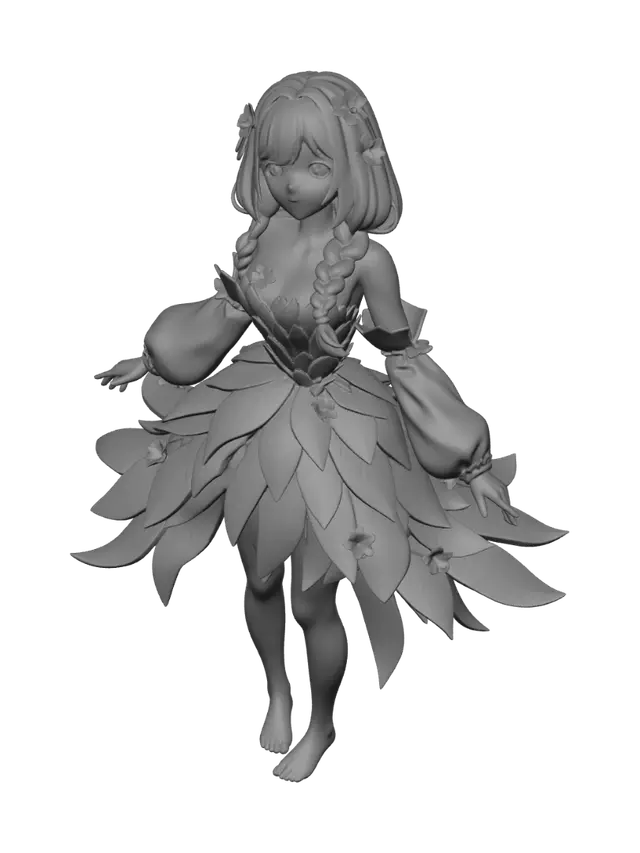 3D model for Leaf Princess