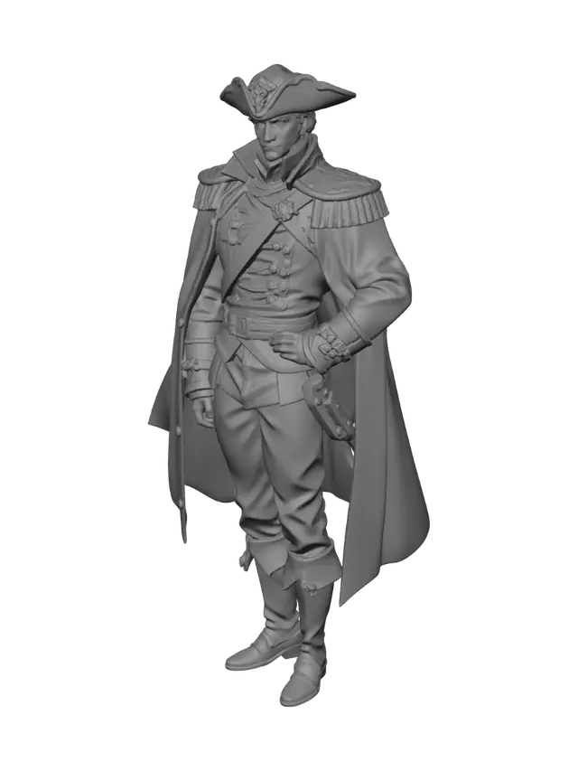 3D model for Crimson Captain of the High Seas