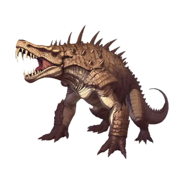 Spined Colossus - Colossal 3D model, vytvořený pomocí AI