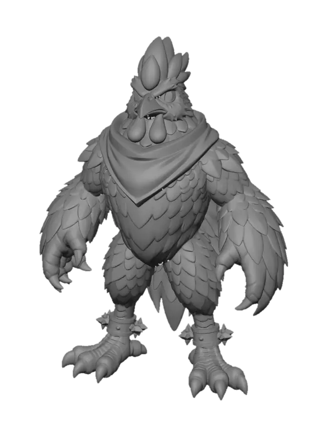 3D model for Crimson Blaze Rooster