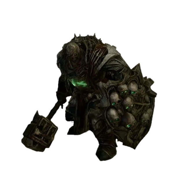 Bonebound Colossus 3D model, vytvořený pomocí AI