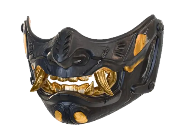 Crimson Fang Mask - Masking 3D model, vytvořený pomocí AI