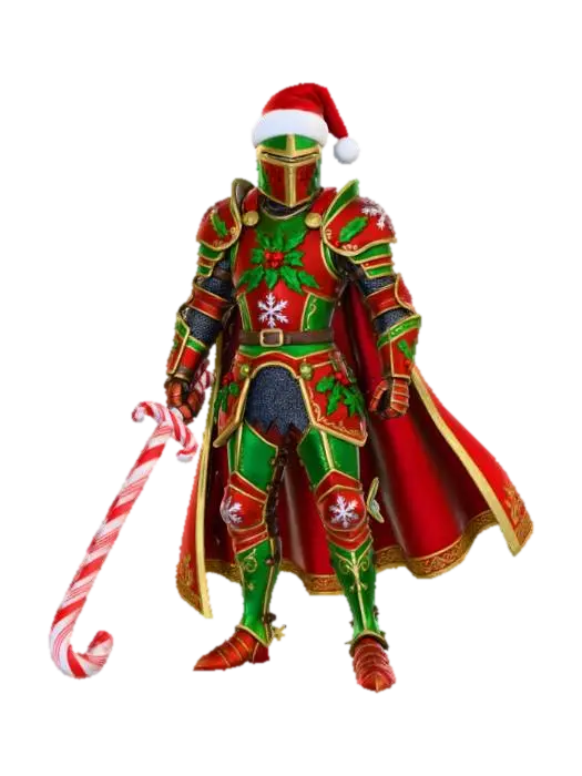 3D model for Candy Cane Crusader, #Christmas2025#