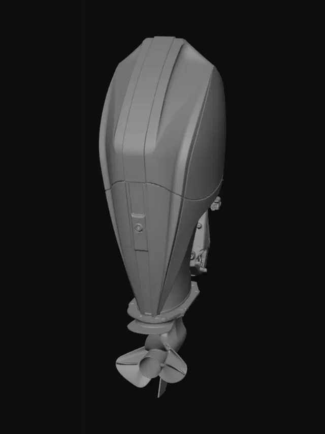 3D model for Mercury Pro XS 300 Outboard Motor