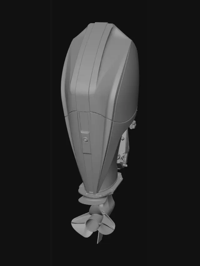 3D model for Mercury Pro XS 300 Outboard Motor