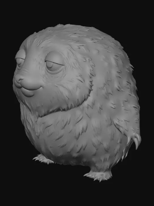 3D model for Chubby Hamster