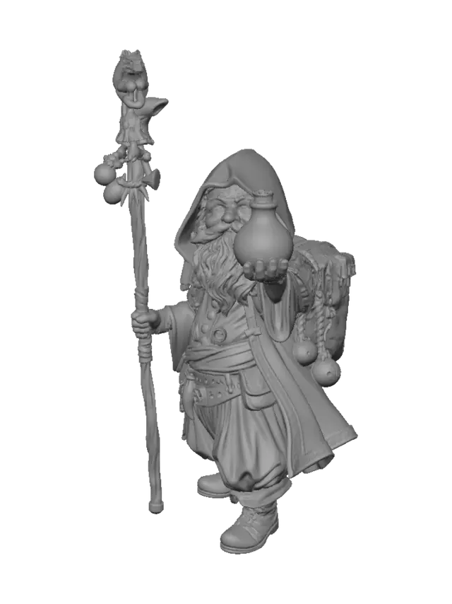 3D model for The Wise Alchemist