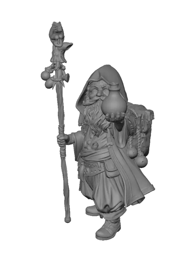 3D model for The Wise Alchemist