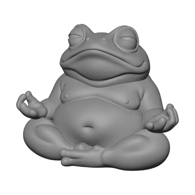 3D model for Zen Frog