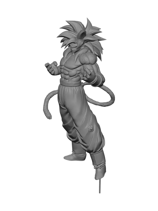 3D model for Stylized Ssj4