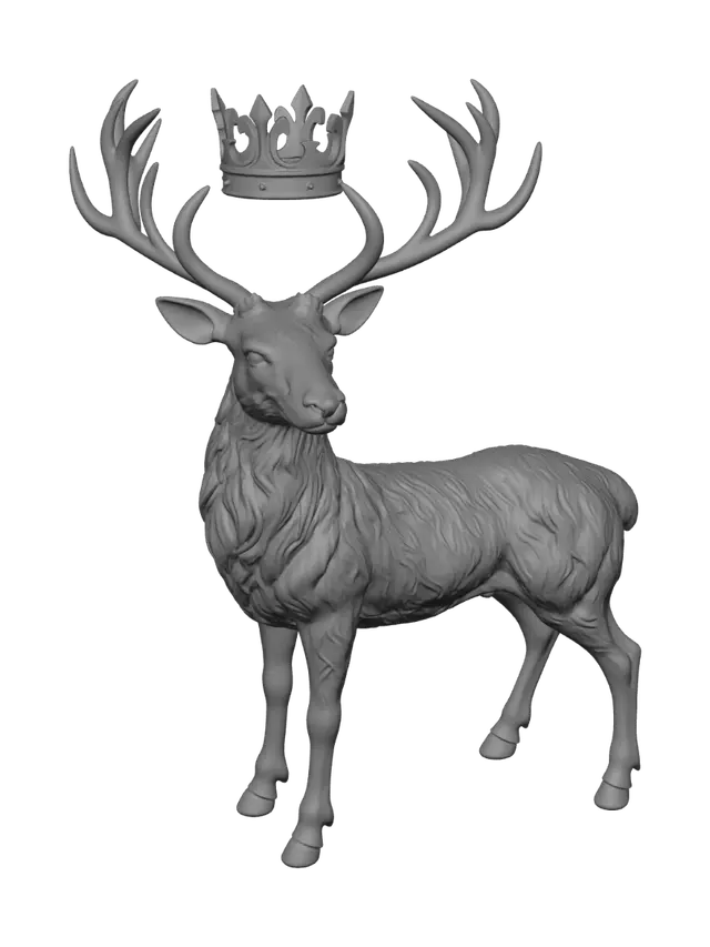 3D model for Golden Crowned Stag