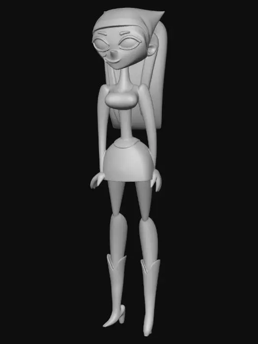 3D model for Sunset Cowgirl