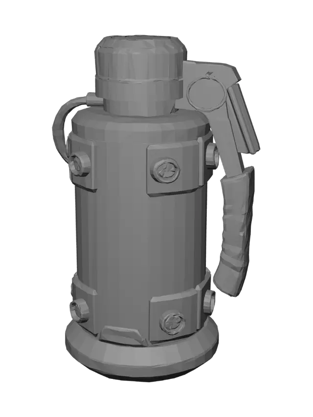 3D model for Ice Burst Canister