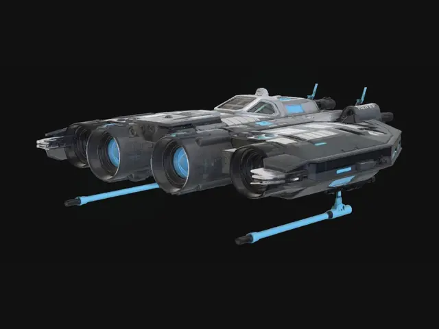 3D model for generate a realistic ultra definition ultra hd 4k spaceship with everything fully modelled