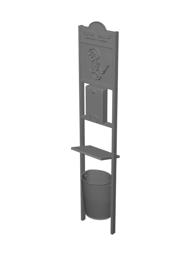 3D model for Pet Waste Station