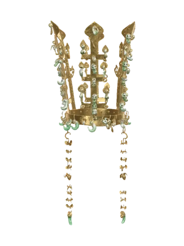 3D model for Emerald-Draped Golden Crown