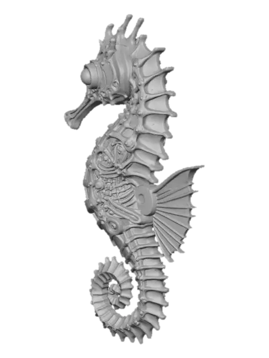 3D model for Mechanical Seahorse