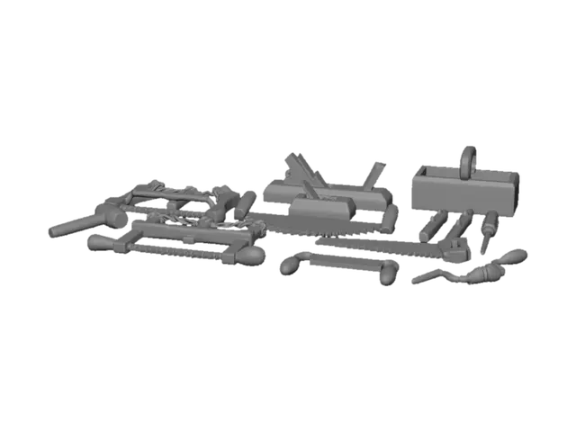 3D model for Antique woodworking tools