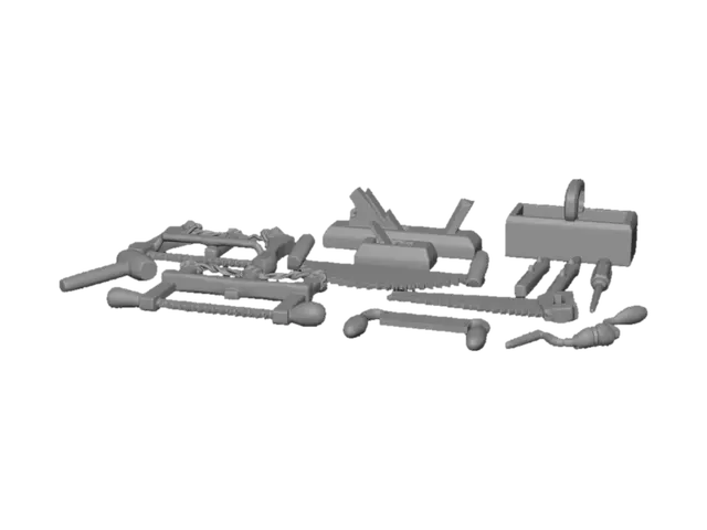 3D model for Antique woodworking tools