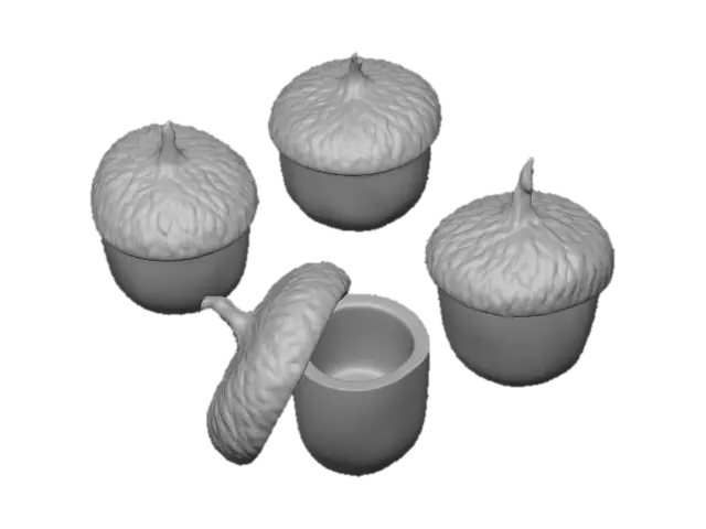 3D model for Acorn Keepsakes