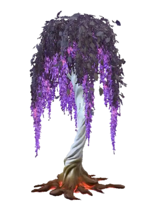 Enchanted Wisteria Tree - Decorative का AI द्वारा बनाया गया 3D मॉडल