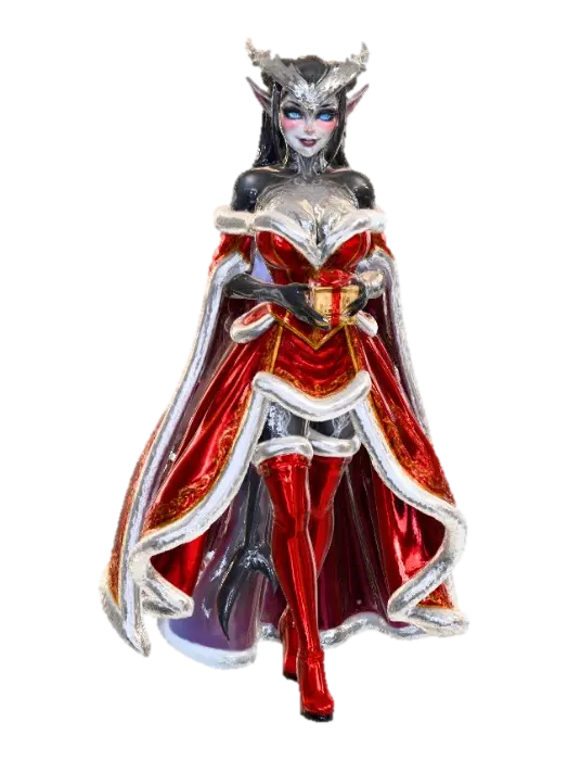 Orcana’s , #Christmas2025# , Fashion 3D model, vytvořený pomocí AI