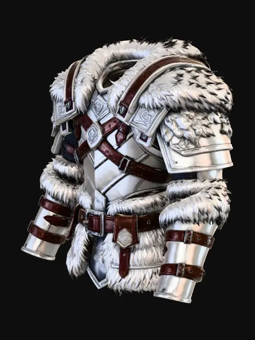 3D model for Winter Warrior Armor