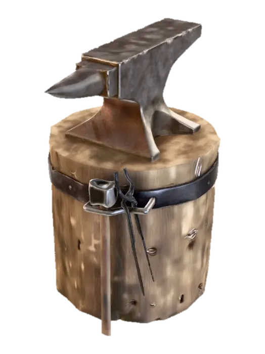 Anvil Set - Workshop 3D-model, gegenereerd door AI