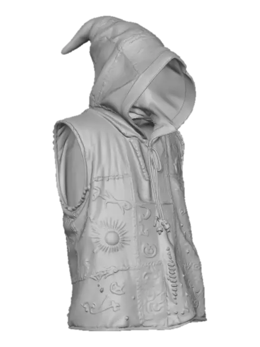 3D model for Mystic Patchwork Cloak