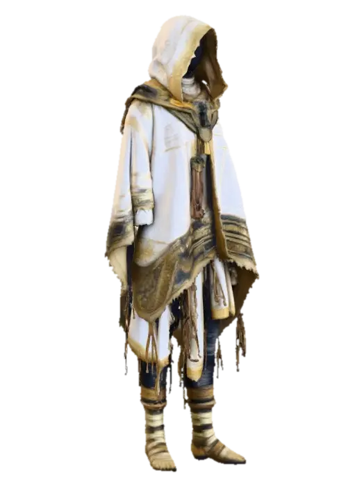 Enigmatic Shaman Robe - Enigma 3D model, vytvořený pomocí AI