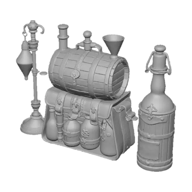 3D model for Alchemist's Workshop